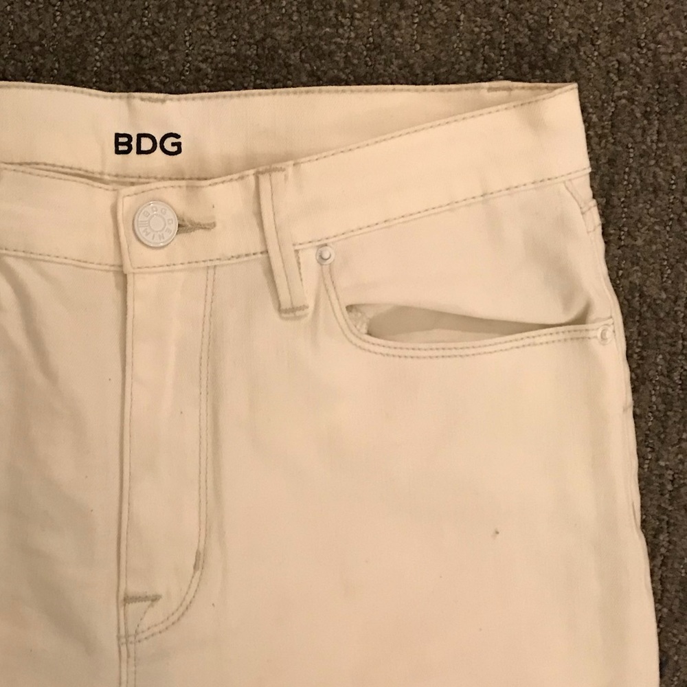 BDG White Skinny Jeans